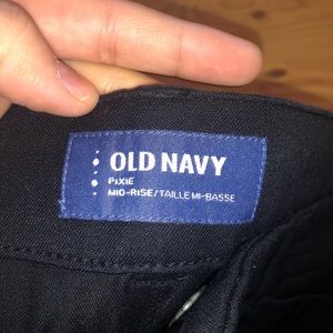 OLD NAVY PIXIE MID RISE TALL